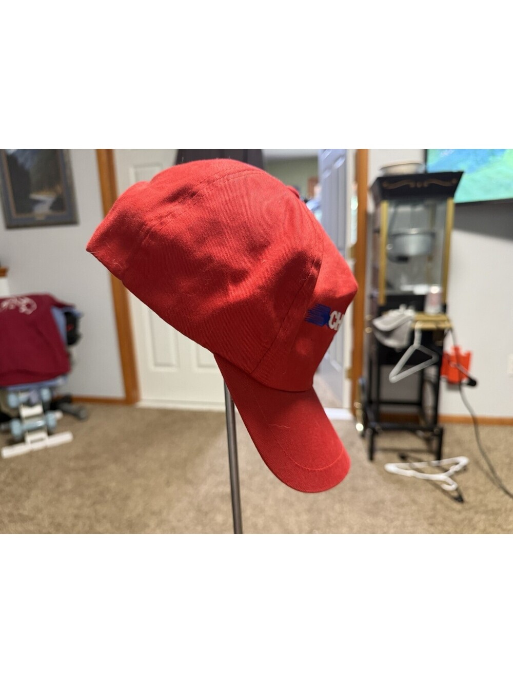 Vintage Checker Racing Adjustable SnapBack Hat - Picture 6 of 7